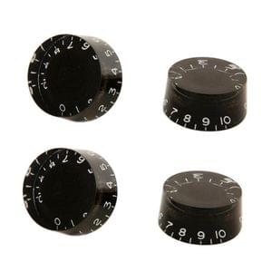 Gibson PRSK010 Speed Set of 4 Black Guitar Knobs